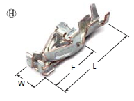 LOW HEIGHT MINI FUSE TERMINAL (M)