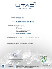 품질시스템 인증서 : IATF16949 (폴란드공장)